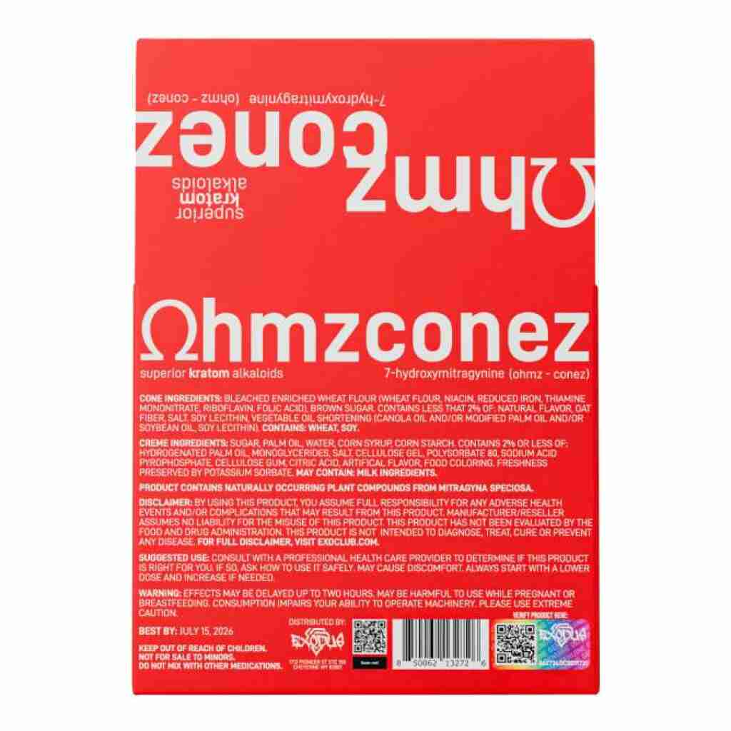 exodus ohmz conez 7 oh edible cones 2pc back