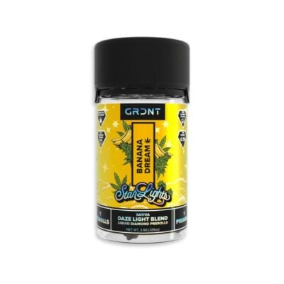 grdnt star lights liquid diamond prerolls 3.5g banana dream