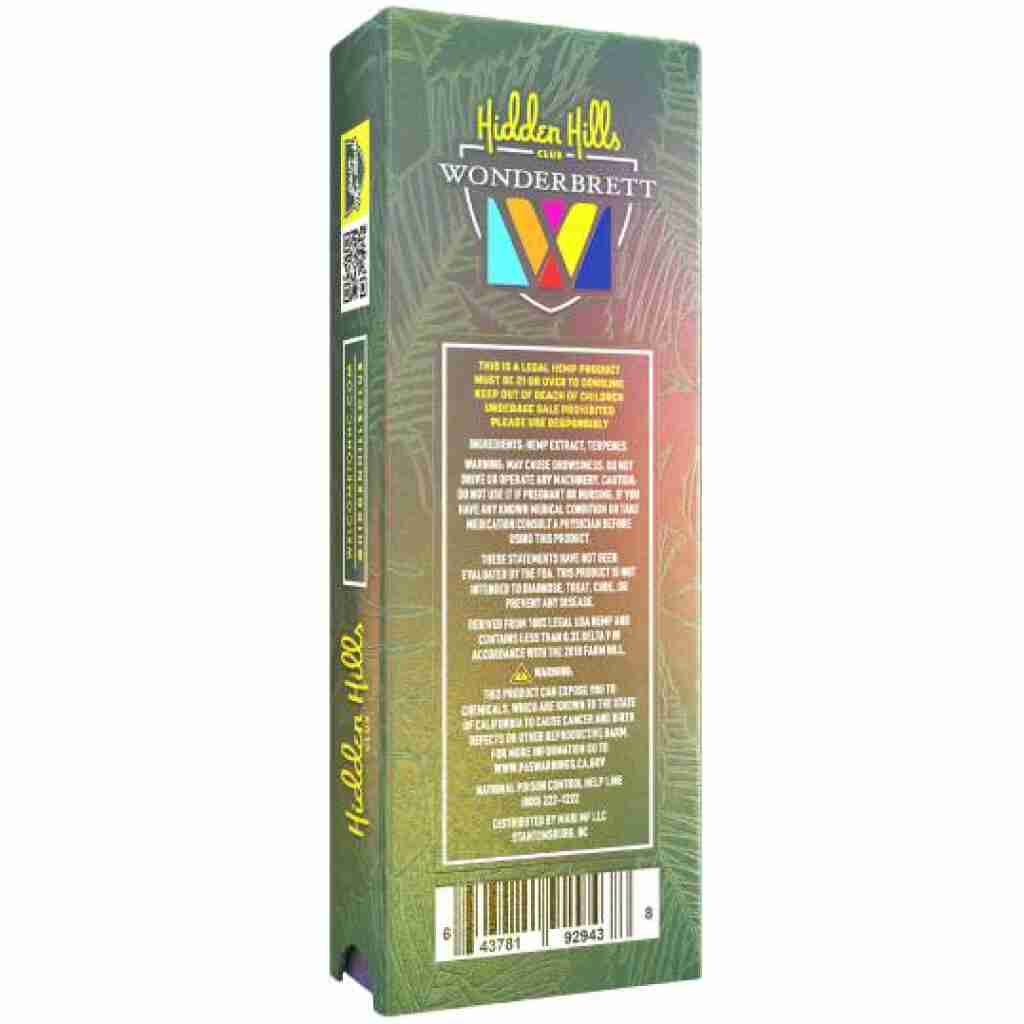 hidden hills club and friends disposable 2g wonderbrett pink picasso mango zoda 3