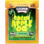 looper thca live badder 2pc gummies 1000mg green apple og