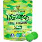 muha meds mambas melted diamonds gummies 10pc lime