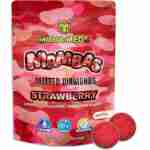 muha meds mambas melted diamonds gummies 10pc strawberry