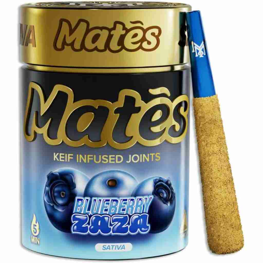 muha meds mates thca prerolls 5pc blueberry zaza