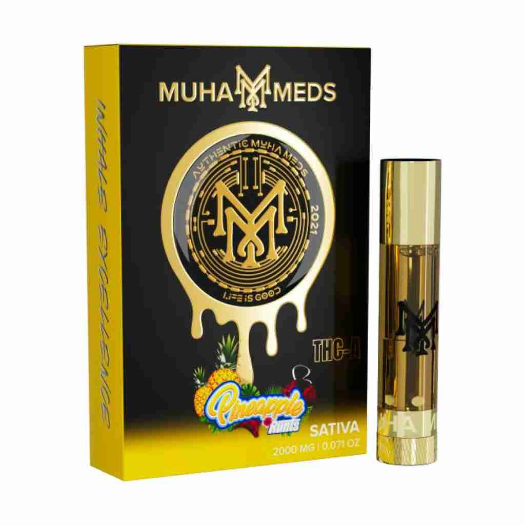 Muha Meds THCa Cartridge 2g Pineapple Runts
