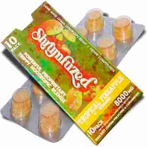 Shrumfuzed Nootropic Trippy Psychedelic Mushroom Gummies 10pc – Tropical Pineapple