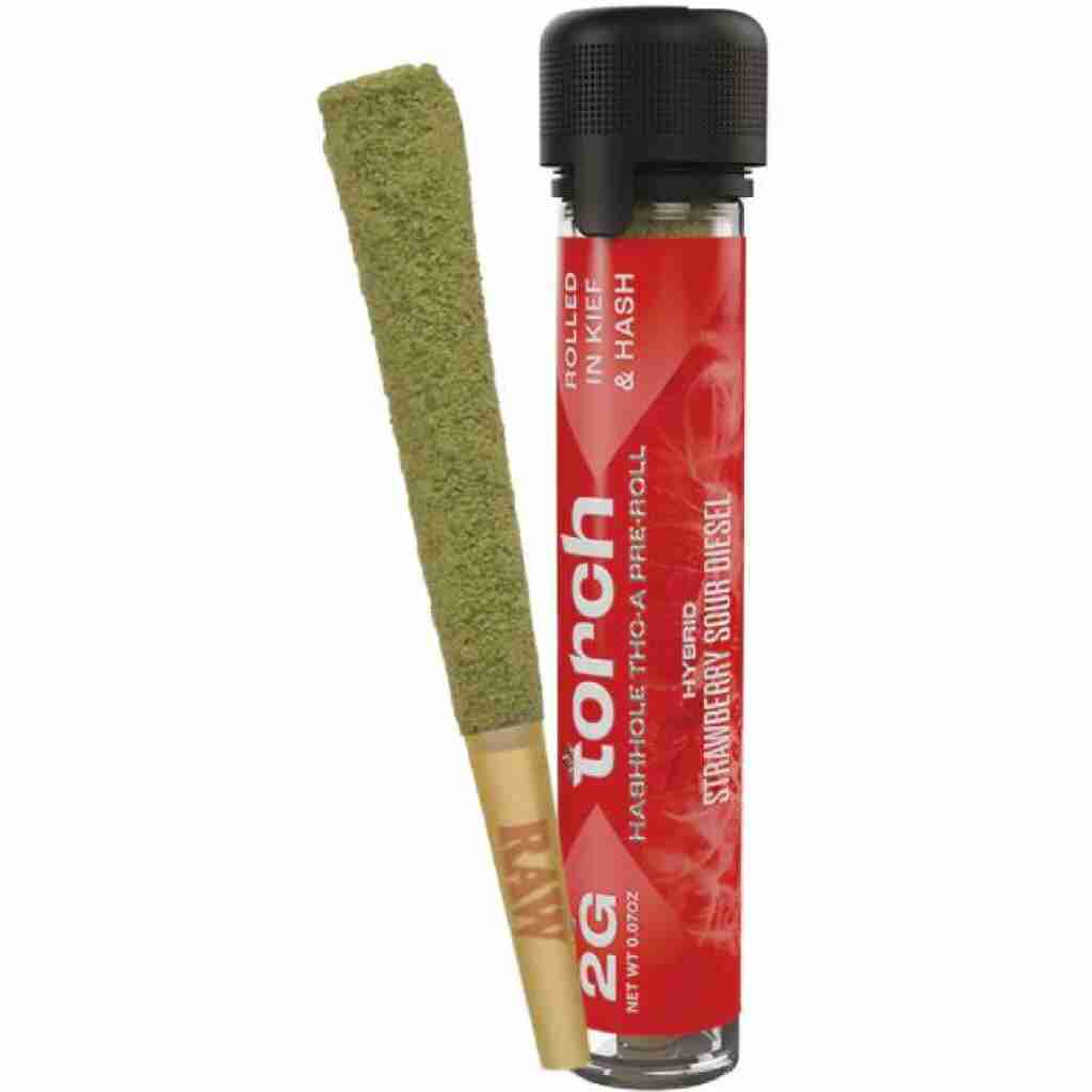 torch hashhole thca preroll 2g strawberry sour diesel