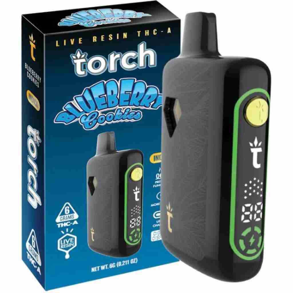 Torch Pulse Live Resin THCa Disposable 6g Blueberry Cookies