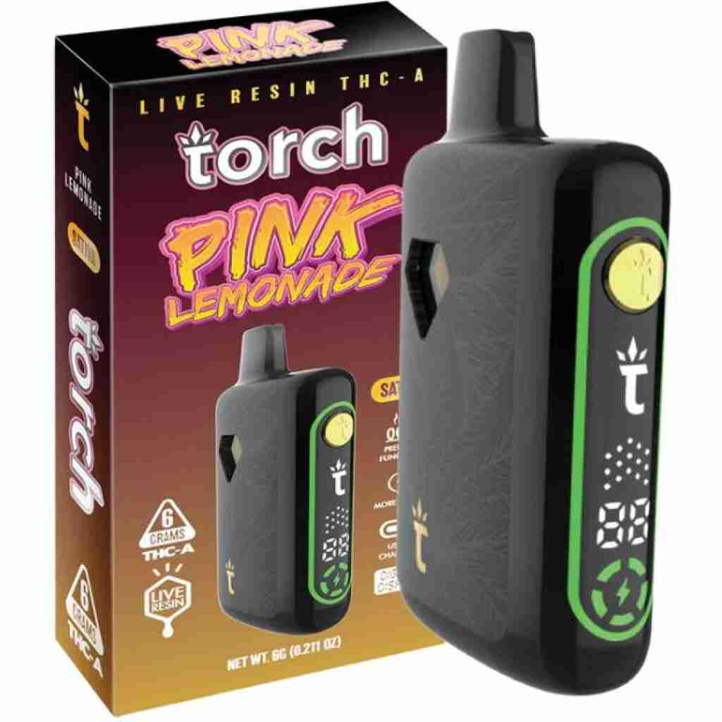 Torch Pulse Live Resin THCa Disposable 6g Pink Lemonade