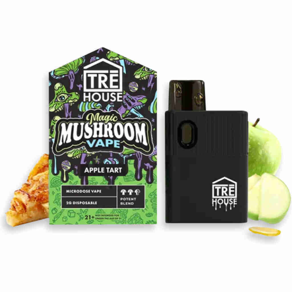 TRĒ House Magic Mushroom Disposable Vape 2g Apple Tart