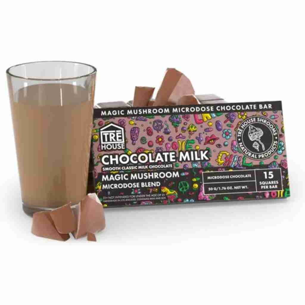 TRĒ House Mushroom Chocolate Bar Chocolate Milk