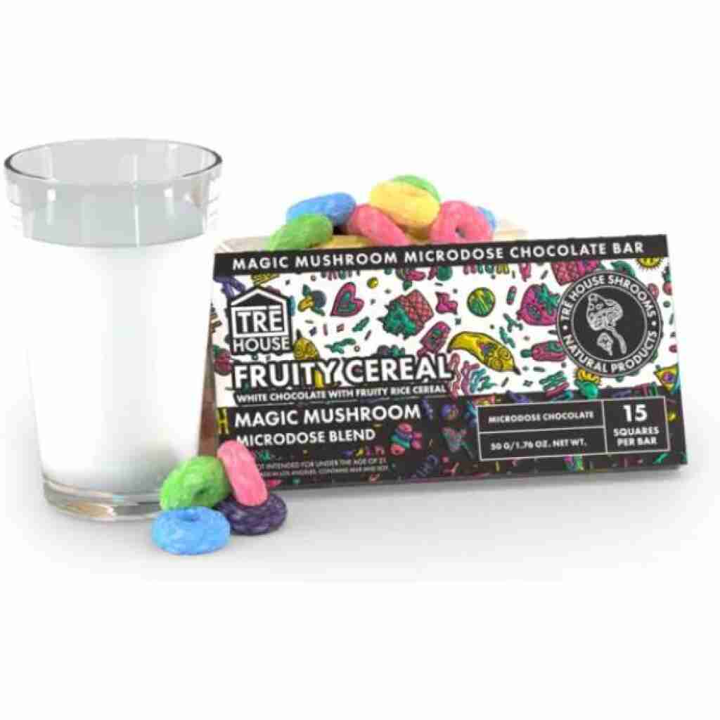 TRĒ House Mushroom Chocolate Bar Fruity Cereal