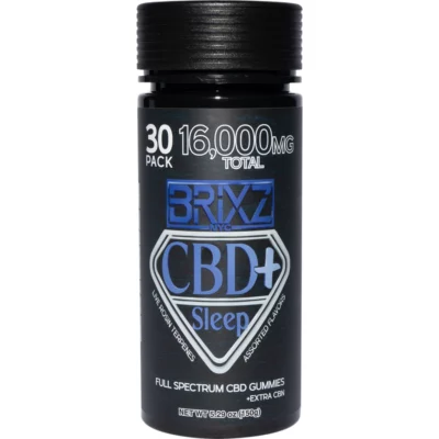 BRIXZ NYC CBD Gummies 535mg 30pc Sleep.