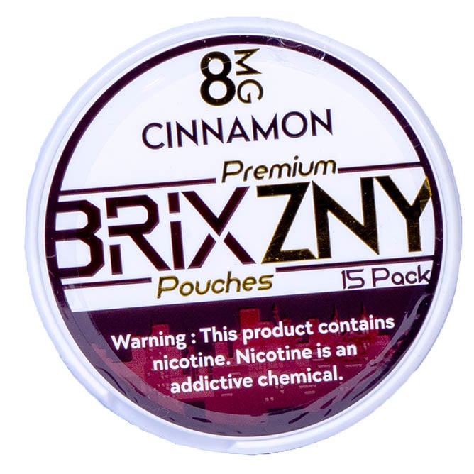 BRIXZNY Nicotine Pouches 8mg Cinnamon