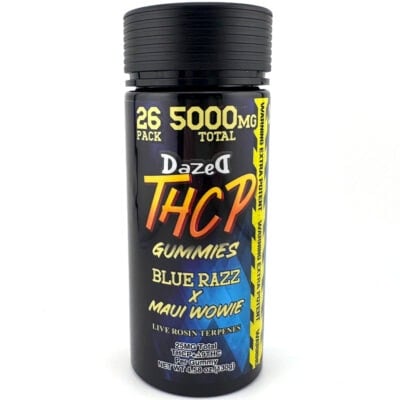 Dazed THCP Gummies Blue Razz