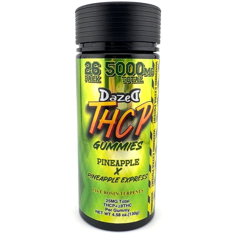 Dazed THCP Gummies Pineapple