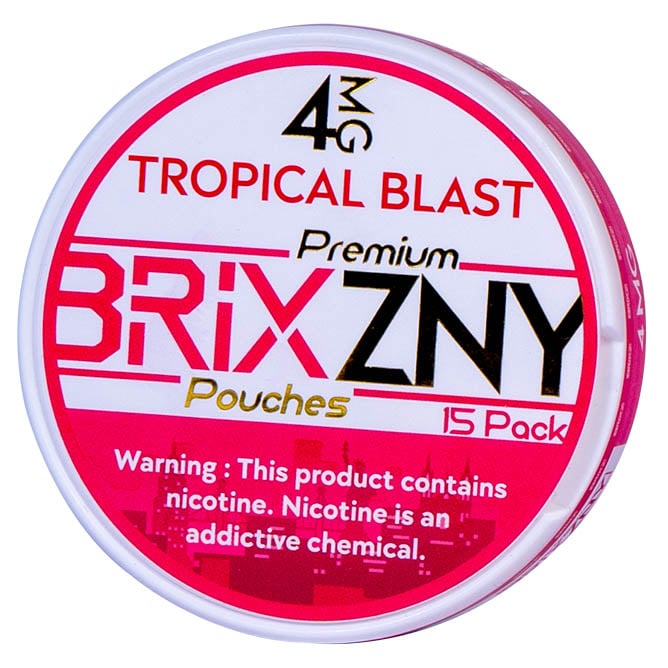 BRIXZNY Nicotine Pouches 4mg Tropical Blast