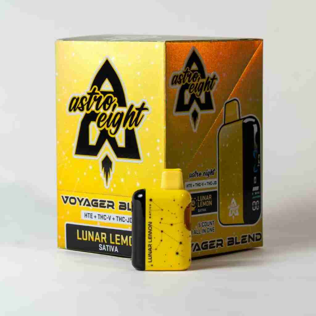 Astro Eight Voyager Blend Disposable Vape 5g Lunar Lemon