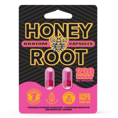 honeyroot kratom capsules 220mit 2pc