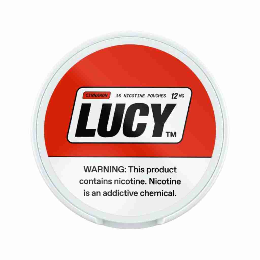 lucy nicotine pouches 12mg 15pc cinnamon