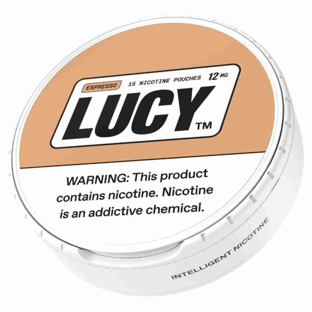 lucy nicotine pouches 12mg 15pc espresso