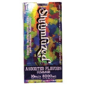 Shrumfuzed Nootropic Trippy Psychedelic Mushroom Gummies 10pc Assorted