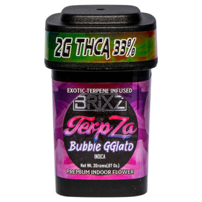 BRIXZ NYC TerpZa 33% THCa Flower – Exotic Flavor Enhanced Indoor Flower 2g