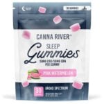 Canna River Broad Spectrum CBD Sleep Gummies 3000mg 30pc - Pink Watermelon
