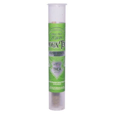 Smokin Tenns THCA Pre-Roll 2g – ( Kush Mints)