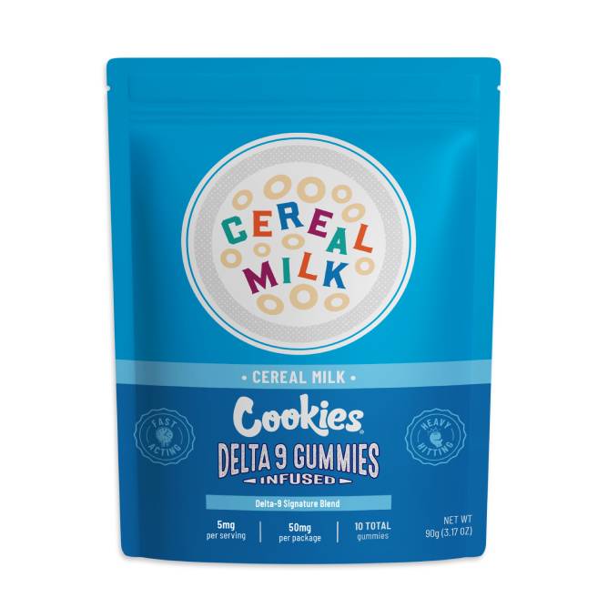 Cookies Delta-9 THC Gummies 1000mg 10pcCereal Milk