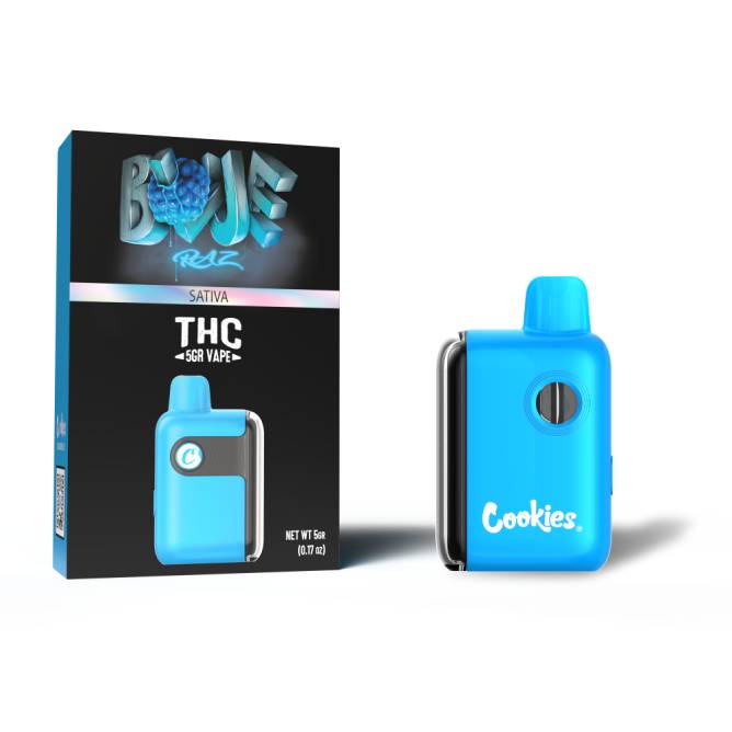 Cookies THCa Disposable Vape 5g Blue Razz