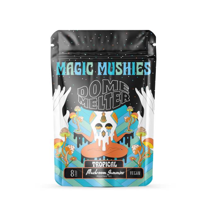 DomeMelter Magic Mushies Vegan Gummies 8pc Tropical