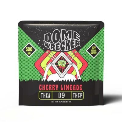 domewrecker thca vegan gummies 1pc cherry limeade