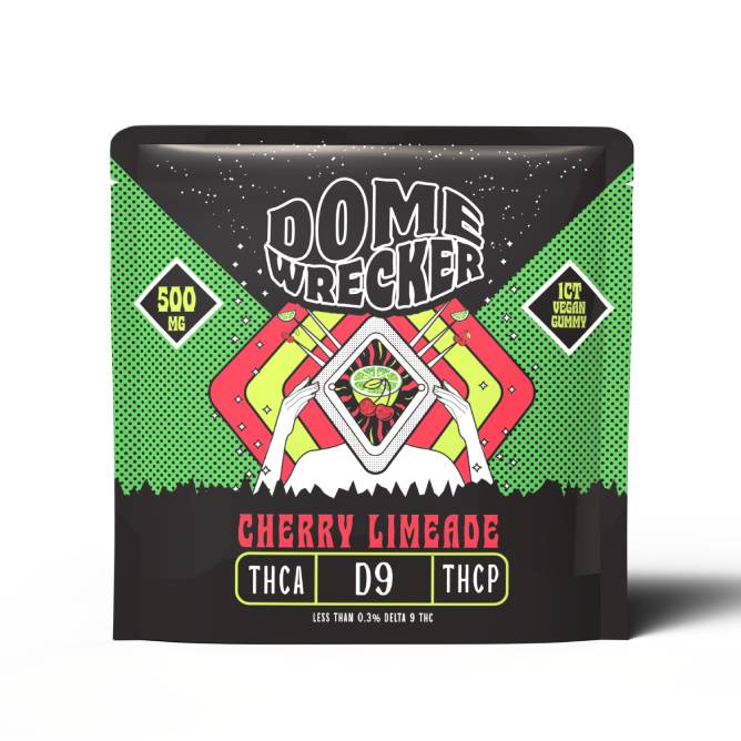 DomeWrecker THCa Vegan Gummies 500mg 1pc Cherry Limeade