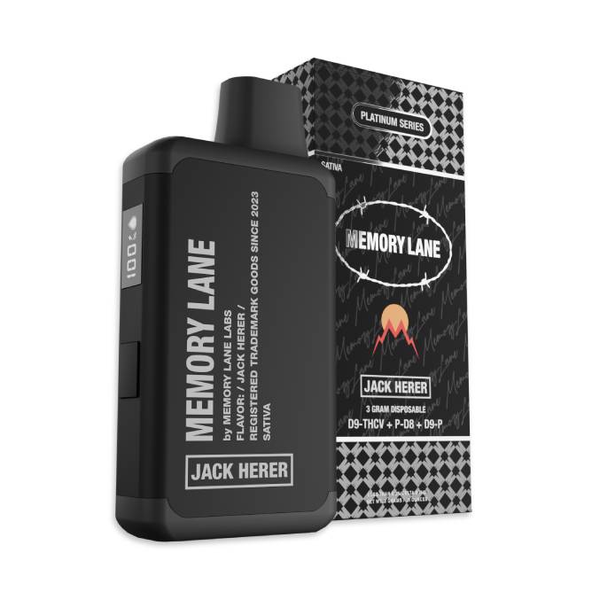 Memory Lane Platinum Series Disposable 3gJack Herer