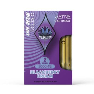 Purlyf D8 Live Resin Cartridge 2g