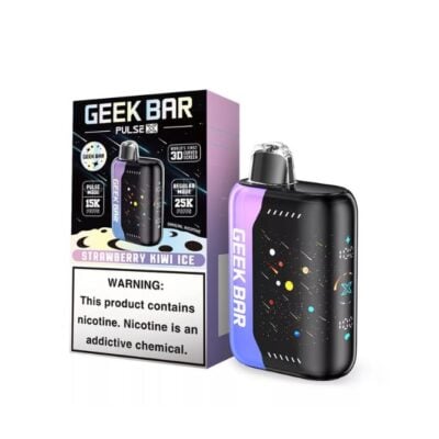 Geek Bar Pulse X 25K Nicotine Disposable 18mL 50mg Strawberry Kiwi Ice