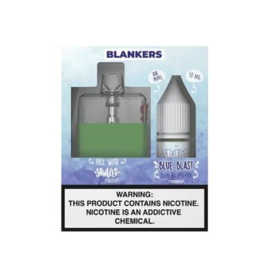 BLANKERS x SKWEZED Kit 10mL 50mg (5 Pack) - Blue Razz Ice