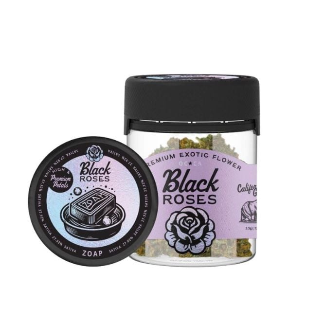Black Roses Premium Exotic THCa Flower 3.5g Zoap