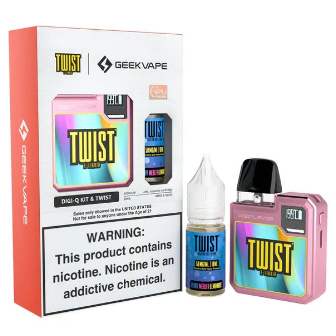 Geekvape Digi Q Kit x Twist 10mL 50mg - Berry Medley Lemonade