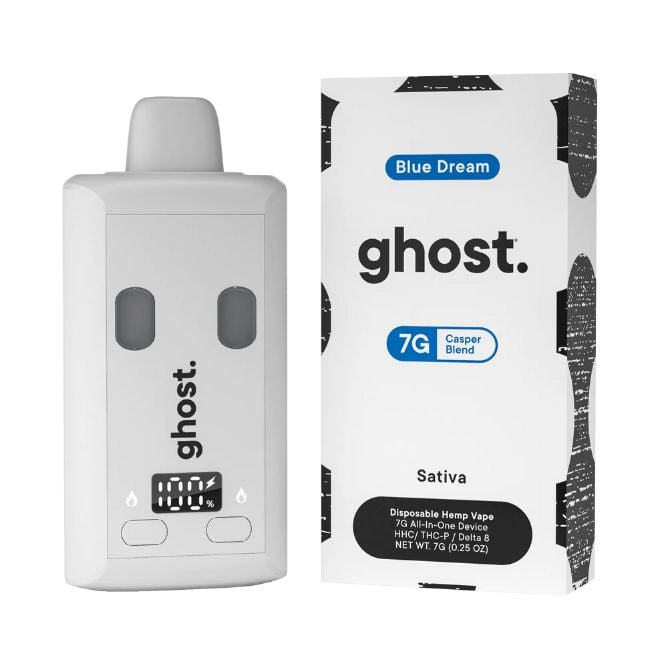 Ghost Casper Blend Disposable Vape 7g Blue Dream