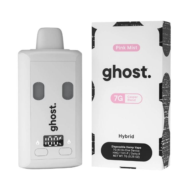 Ghost Casper Blend Disposable Vape 7g Pink Mist