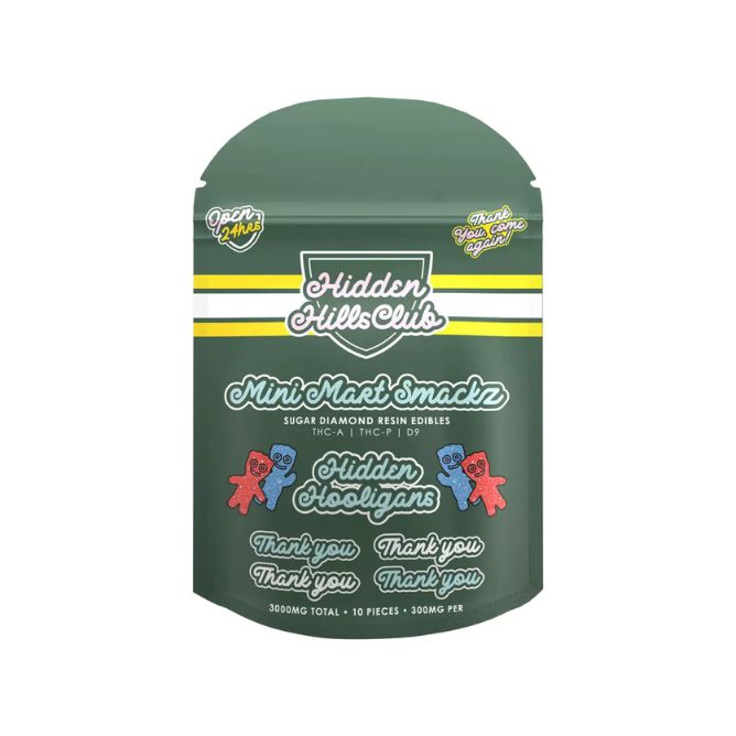 Hidden Hills Mini Mart Smackz Diamond Resin Edibles 3000mg | 5 Flavors | D8 Super Store Hidden Hills Mini Mart Smackz Diamond Resin Edibles 3000mg | 5 Flavors | D8 Super Store