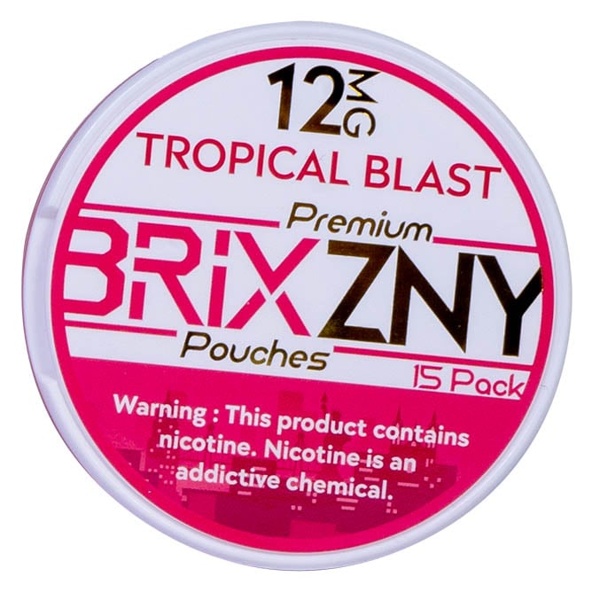 BRIXZNY Nicotine Pouches 12mg Tropical Blast