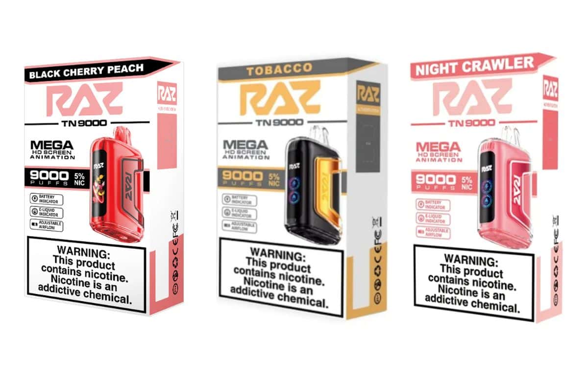 Unique and sophisticated flavors of Raz 9000 vape