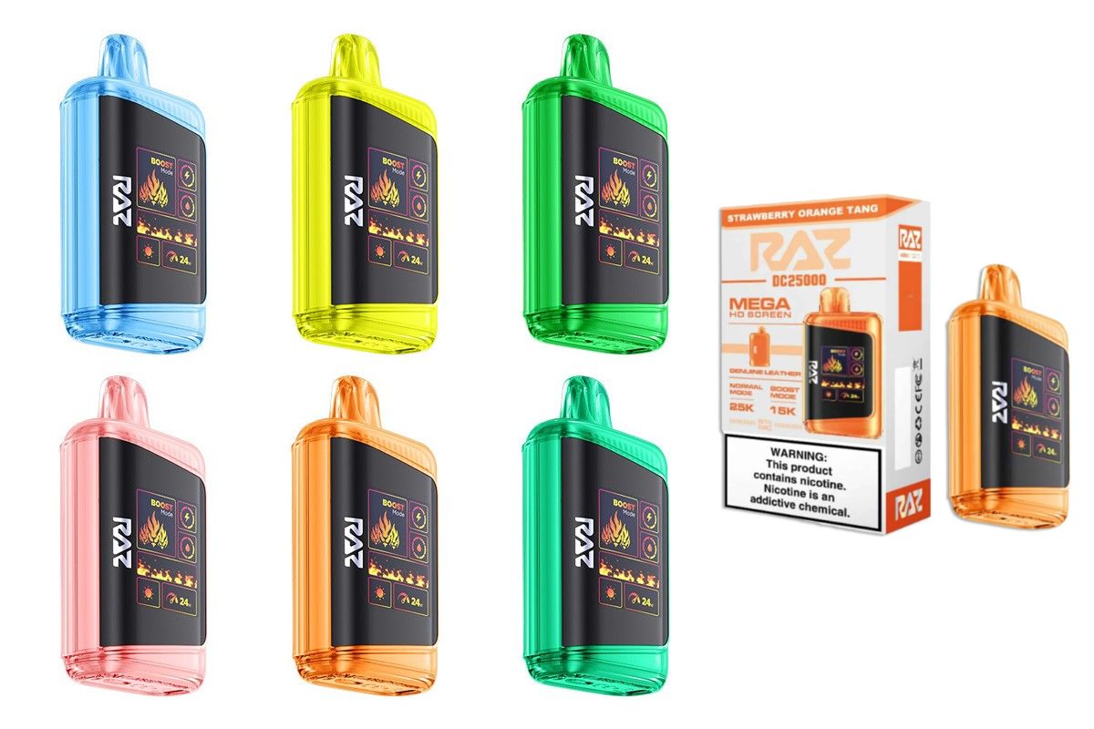 A collection of raz 25000 vape