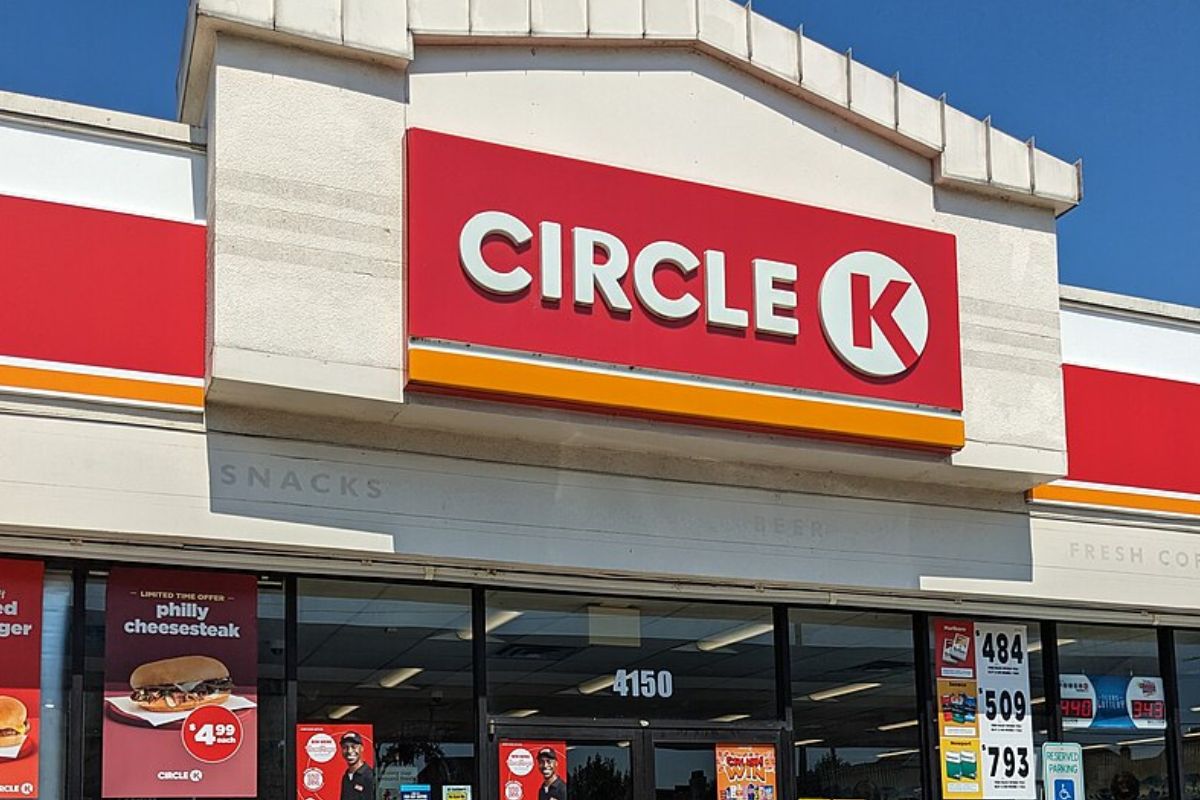 An image of circle k store shown in the image