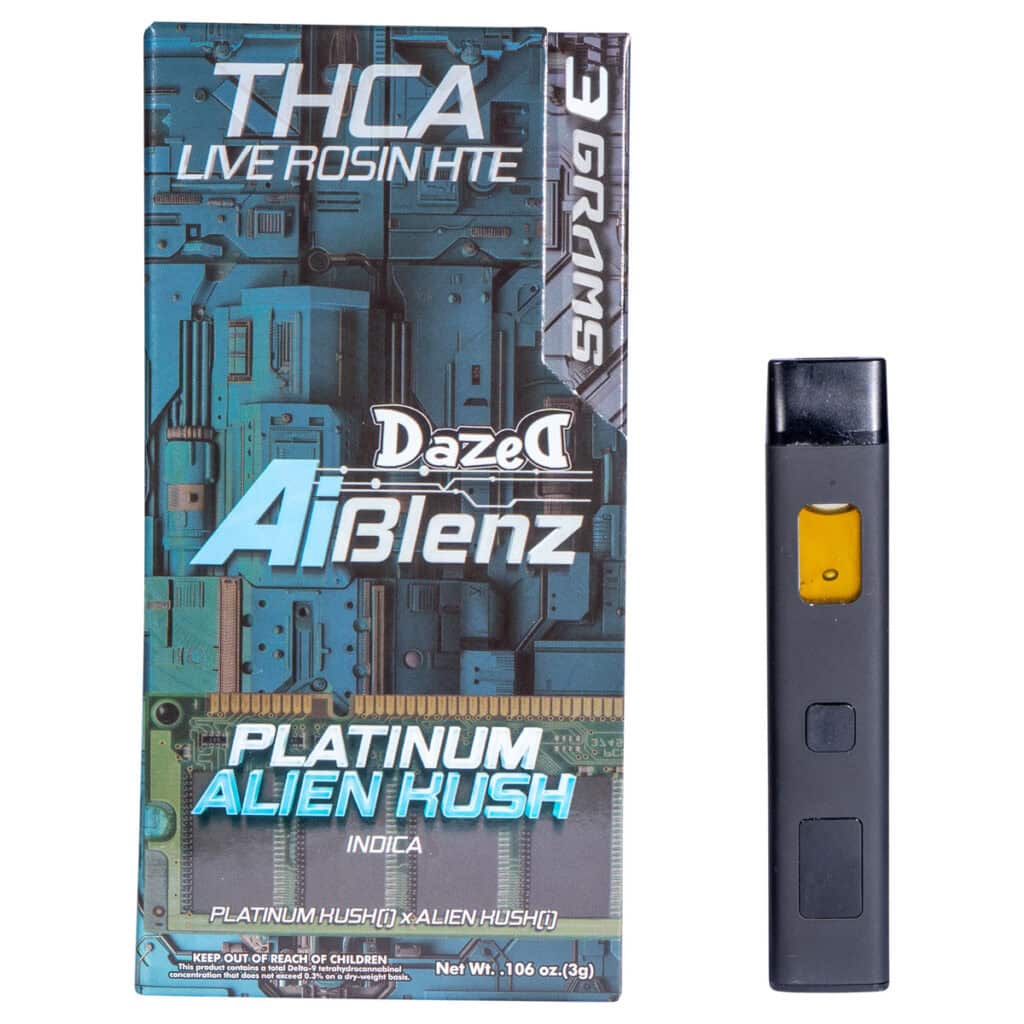 Dazed Ai Blenz THCa Live Rosin Disposable 3g | 3 Strains | D8