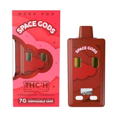 Space Gods Mega Pod Disposable 7g Strawberry Stardust