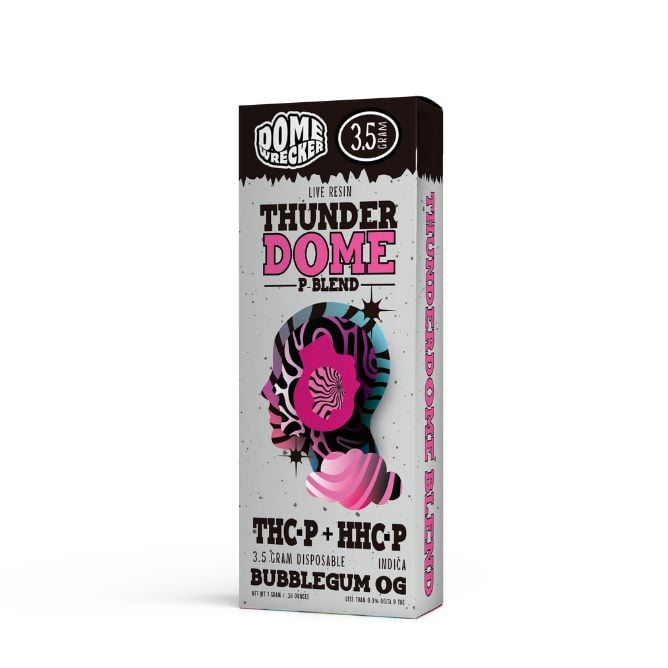 DomeWrecker Thunderdome Disposable 3.5g Bubblegum OG (Indica)