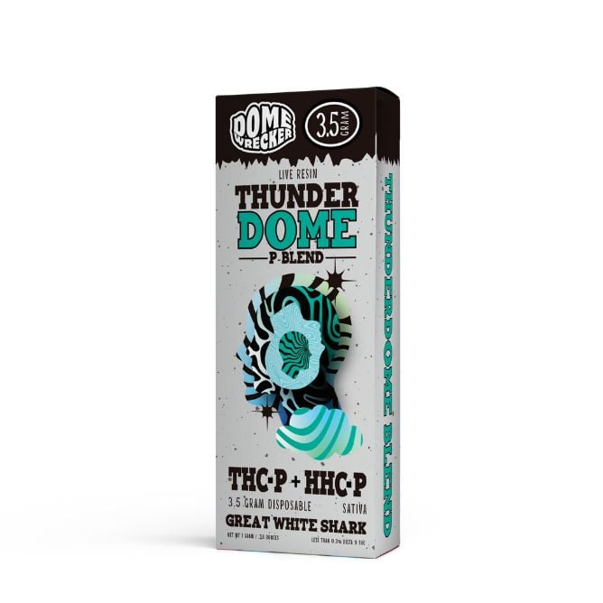 DomeWrecker Thunderdome Disposable 3.5g Great White Shark (Sativa)